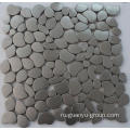Silver color oval design stainless steel mosaic
